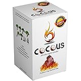 Cocous Natural Coconut Charcoal Incense Hookah Shisha Narguile Coal Coconut Shell Briquette Coals 1KG-72 Pieces 25mm Cubes