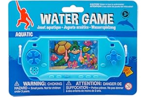 Wild Republic Water Games Aquatic Sensory toys, Kids Gifts, hand held toys, Cuddlekins, 6" ,Blue.