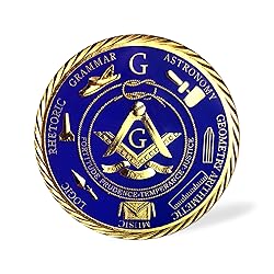 ASmileIndeep Master Mason Masonic Car Emblem