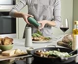 Joseph Joseph Milltop Non-Spill Salt and Pepper Mill Set Sage Green 8 view 5