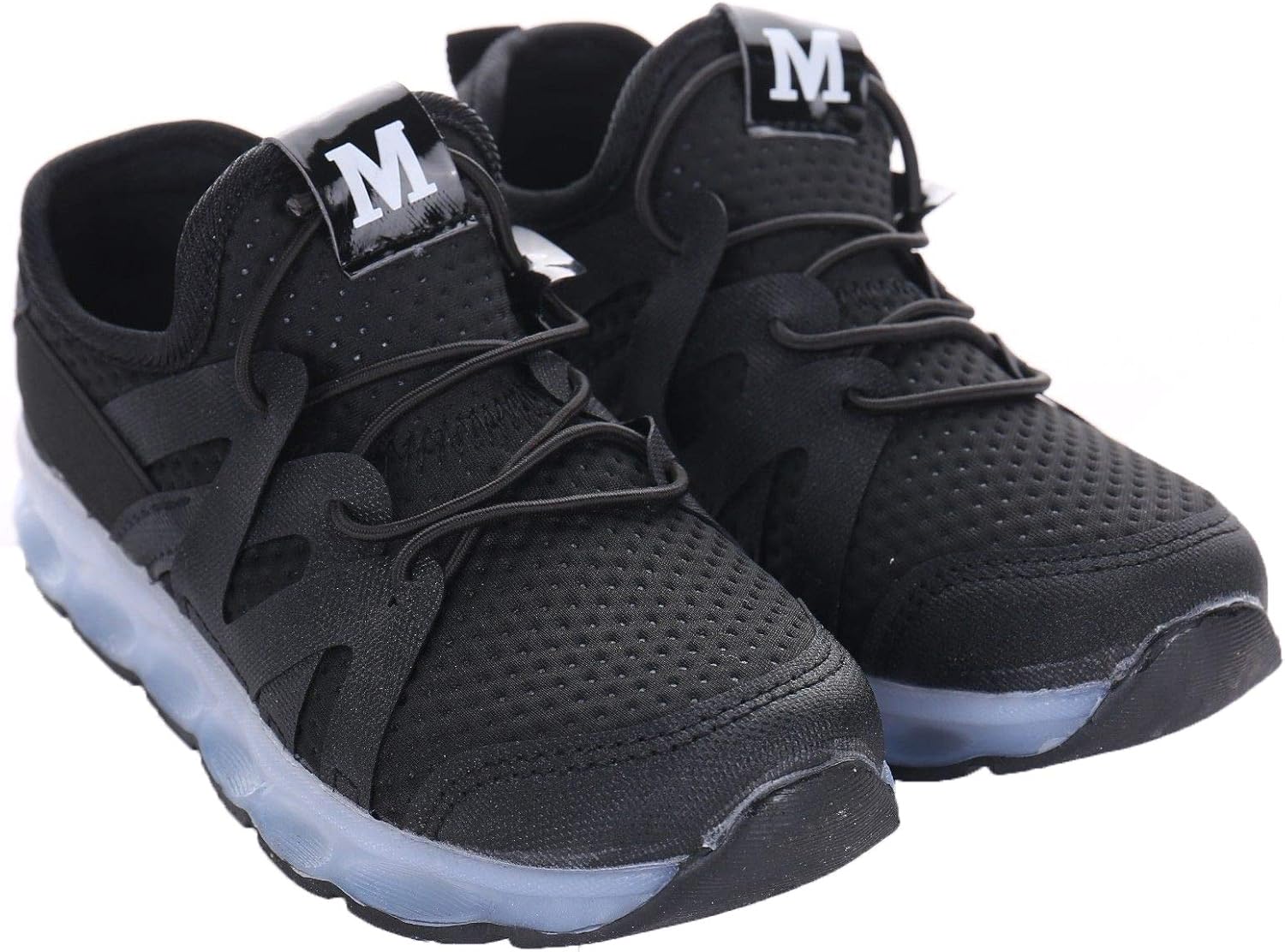 young girls black trainers