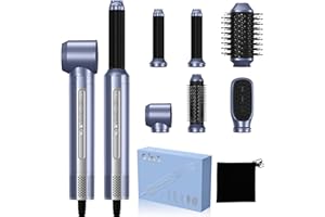 YITRUST Hair Dryer Brush, Air Styling Tools Wrap 110000 RPM High Speed Ionic Hair Dryer, 1400 Watt Ions Hot Air Brush, Left&Right air Curler, Volumizer, Thermal Brush, Hair Straightener Brush, Hairdryer