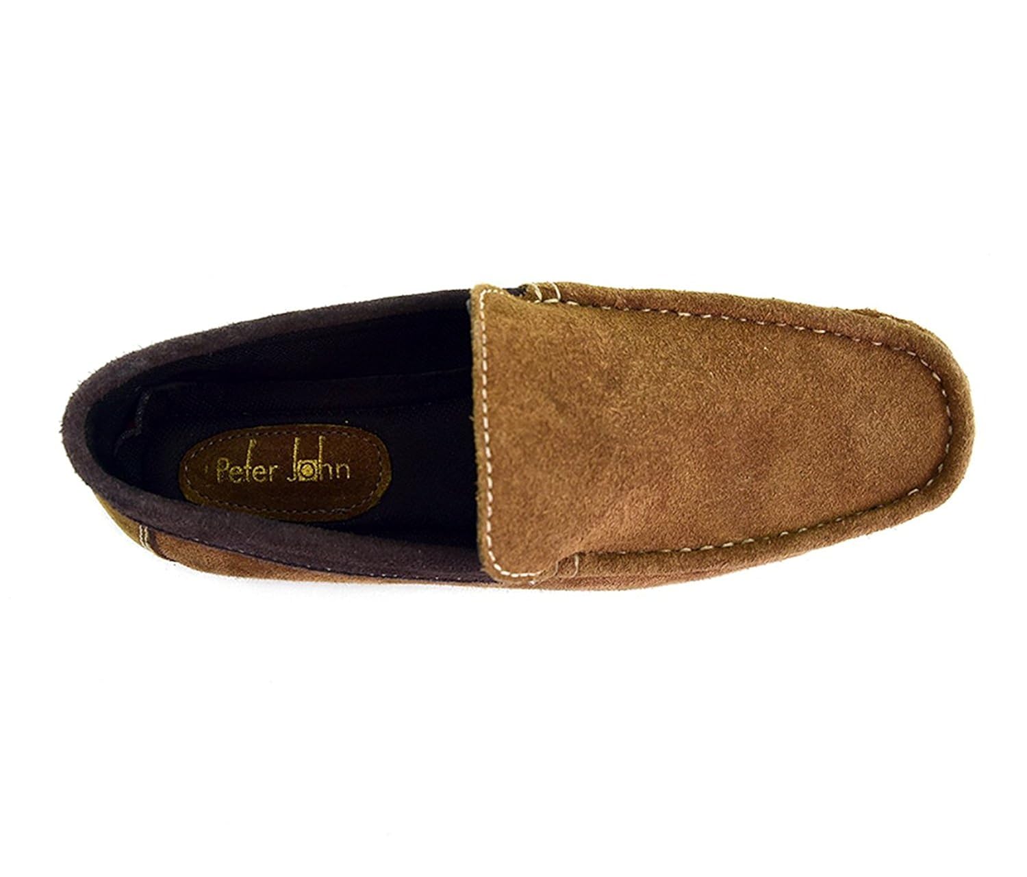 peter john leather's men's canvas loafer