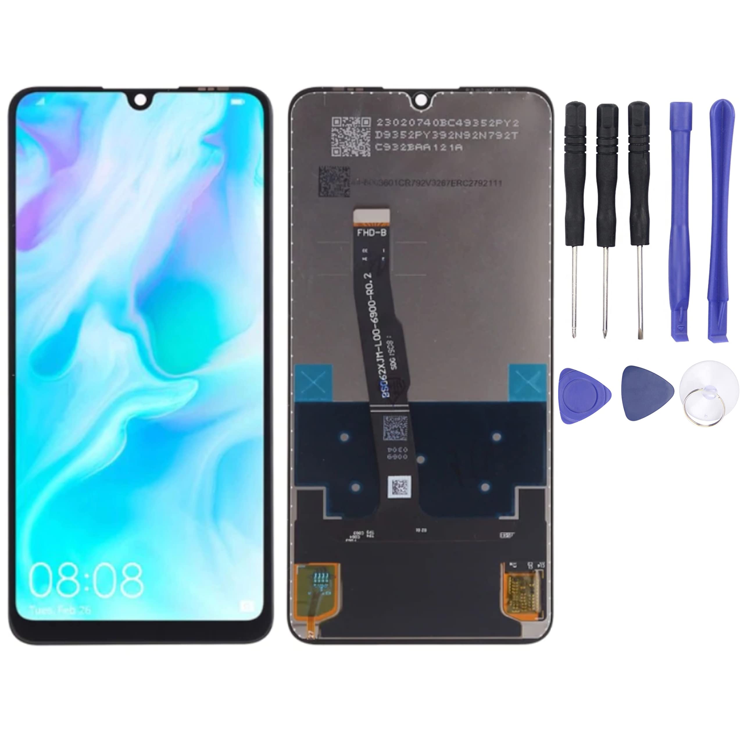 S&LEnterprise For Huawei P30 Lite/Nova 4E LCD Display Touch Screen Digitizer Replacement Assembly Repair Kit MAR-AL01A MAR-LX1M MAR-LX1A MAR-L21 MAR-LX3