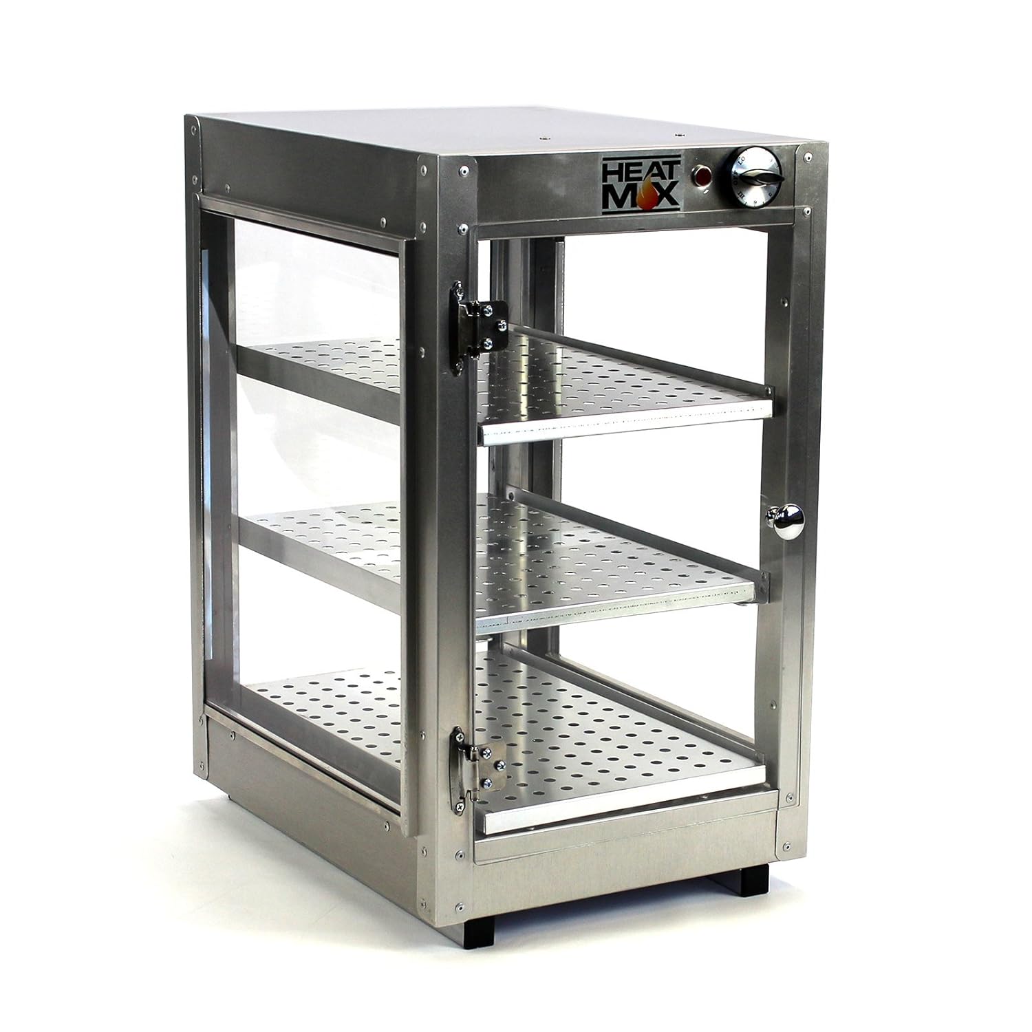 Commercial 110V Countertop Food Warmer Display Case w/ Water Tray 14"x18"x24