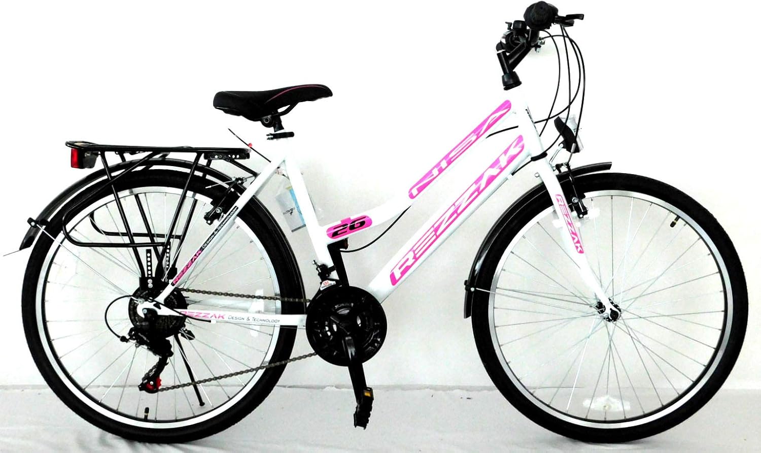 Rezzak 24 Zoll Mädchenfahrrad Damenfahrrad Kinderfahrrad RH ca 42cm 21