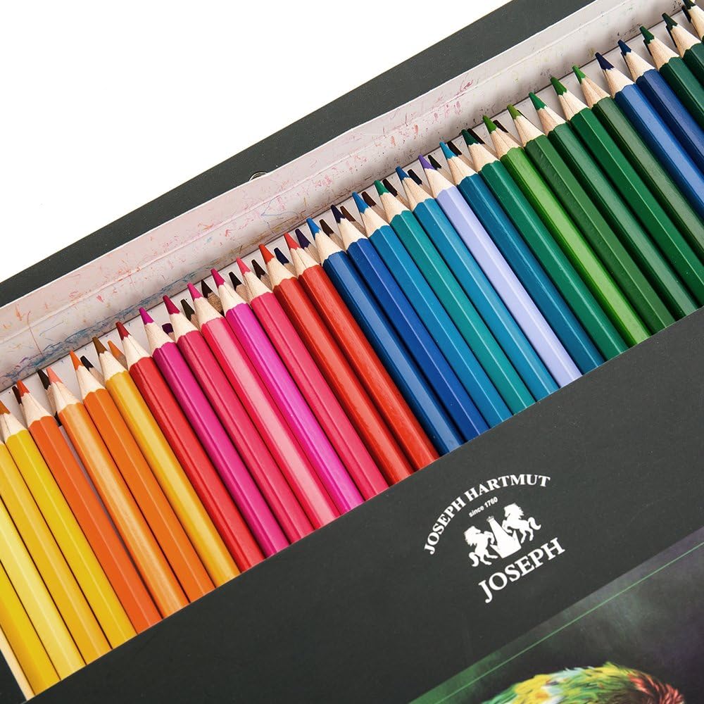 72 full size colouring pencils set in 72 colours,Premium Art Coloured Drawing Pencils for Kids,Adults and Professionals