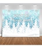 MEHOFOND 7x5ft Winter Wonderland Backdrop Winter Snowflake
