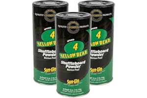 3 Pack Sun-Glo #4 Speed Shuffleboard Powder Wax