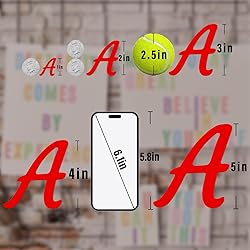 Llewyn 730 Pieces 10 Sheets Letter Stickers,Self