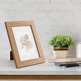 Fabian Clarke London A5 Modern Oak Photo Frame with White A6 Mount view 7