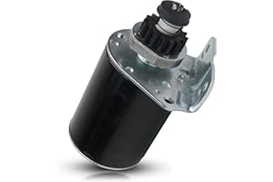 LUX5CPCAR 16 Tooth Starter Motor Replacement for Troy Bilt Pony 17.5HP Ride Mowers, for Poulan Pro 17.5 HP Lawn Tractor Mowers with Briggs Stratton Intek 17.5HP Engine