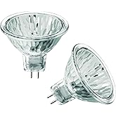 KOR (Pack of 2 10 Watt MR11 12 Volt Precision Halogen Reflector Fiber Optic Light Bulb 10W 12V