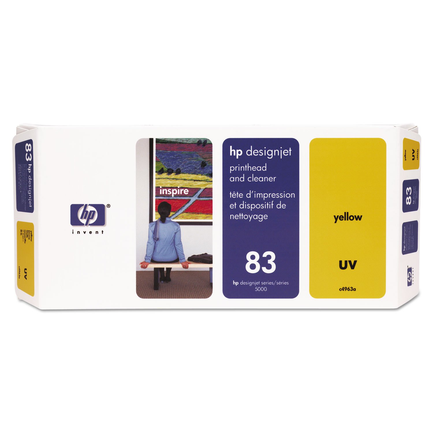 HP C4963A Print Head + Cleaner No 83 Yellow