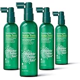 Thicker Fuller Hair, Nourishing Daily Scalp Tonic for Thin and Thinning Hair, 4 FL OZ (Pack of 4)
