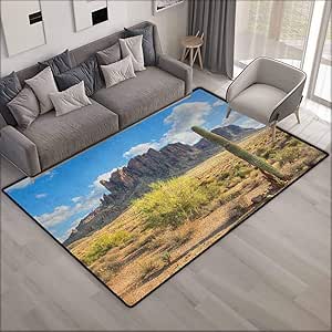 Alfombra para Mascotas, Saguaro Famosa Cliff con Cielo dramático