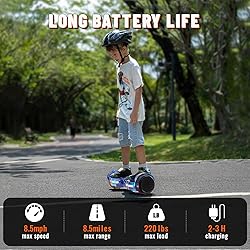 SIMATE Scooter, Colorful LED Light-Up