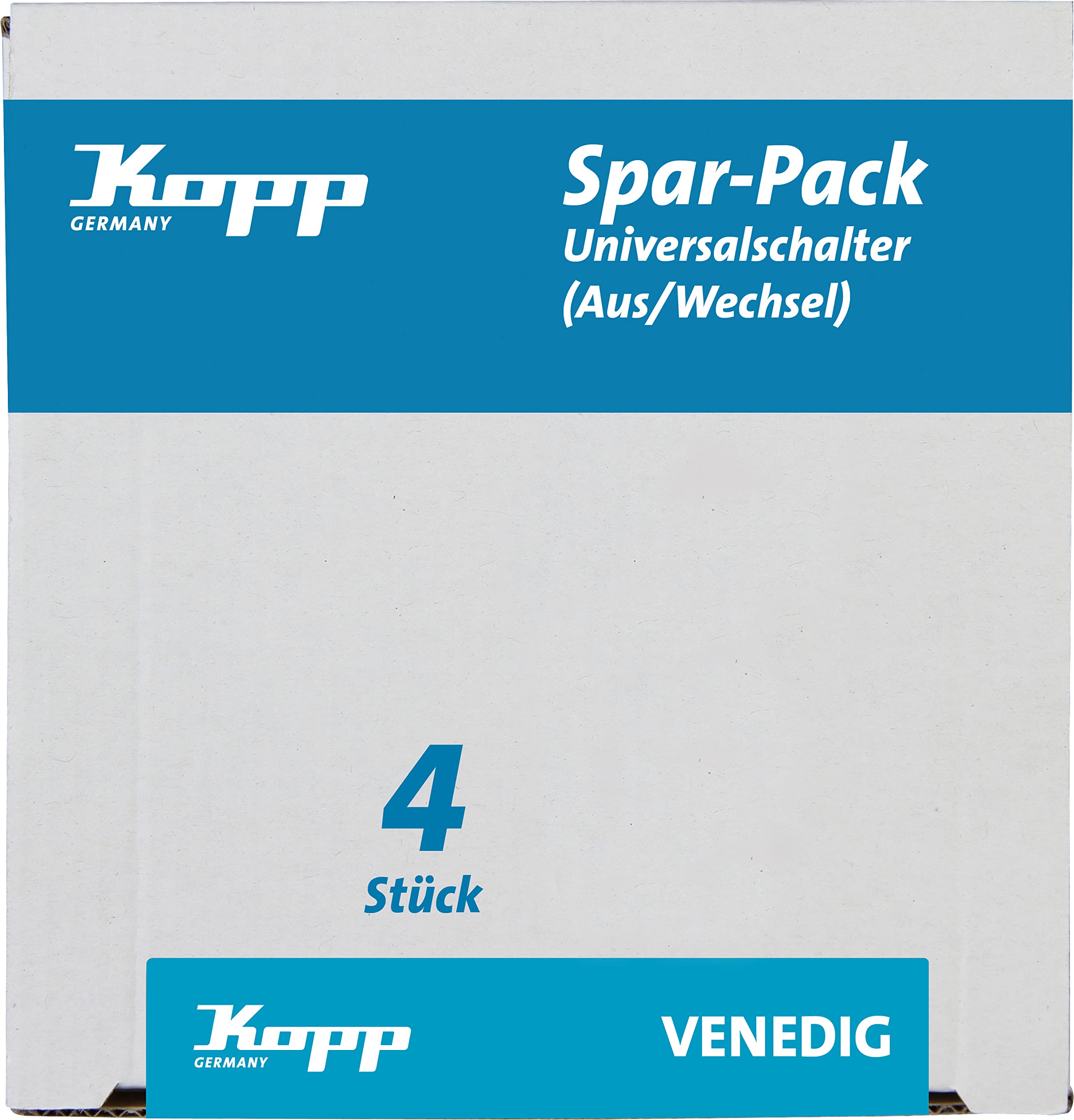 Kopp Venedig 602629056 Set of 4 Savings Pack Universal Switch