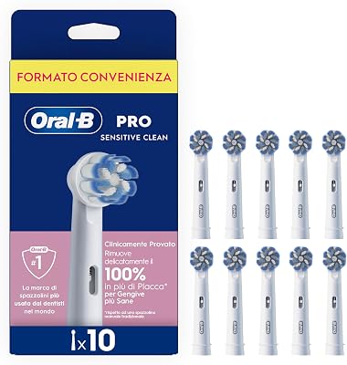 Testine di Ricambio Pro Sensitive Clean, Bianche, 10 Ricambi