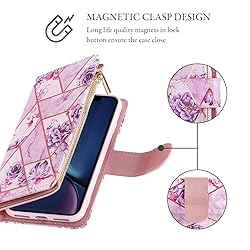 UEEBAI Wallet Case for iPhone XR, Premium Vintage