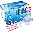 Pregnancy Tests with Cup, HEAL-CHECK Bulk Pregnancy Test Strips for Home Detection, Over 99% Accuracy, Individually Wrapped, Extra-Wide 5mm HCG Test Kit Comfortable Grip, FSA or HSA Eligible, 30 Count