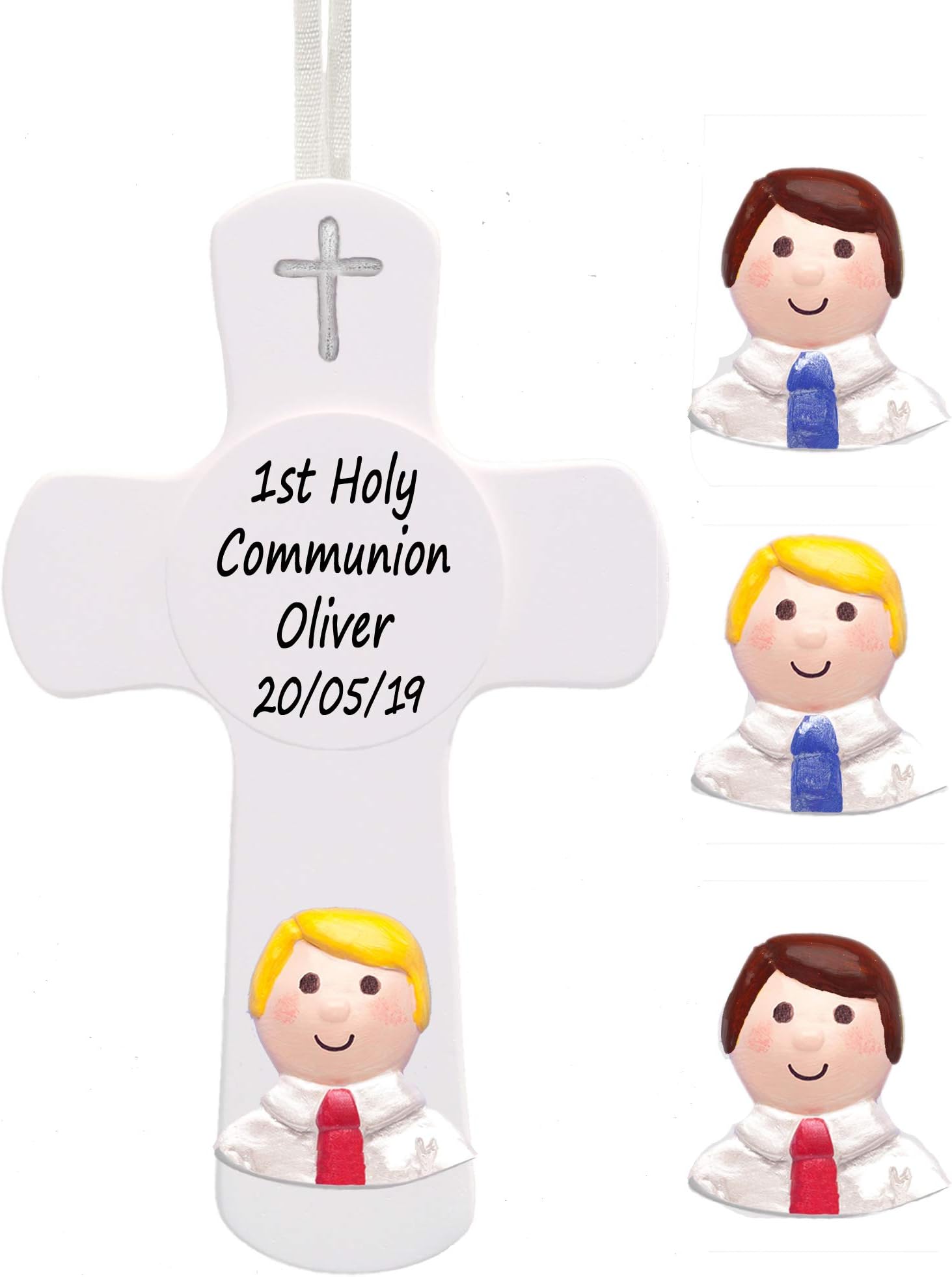 Truly for You Personalised Wall Cross - Communion - Confirmation - Boy Religious Gift