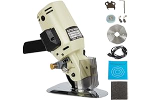 BEAMNOVA Fabric Cutter Electric Cloth Cutting Machine Roller with Extra 4 Inch Rotary Blade Hand Held Fabric Slitting Machine