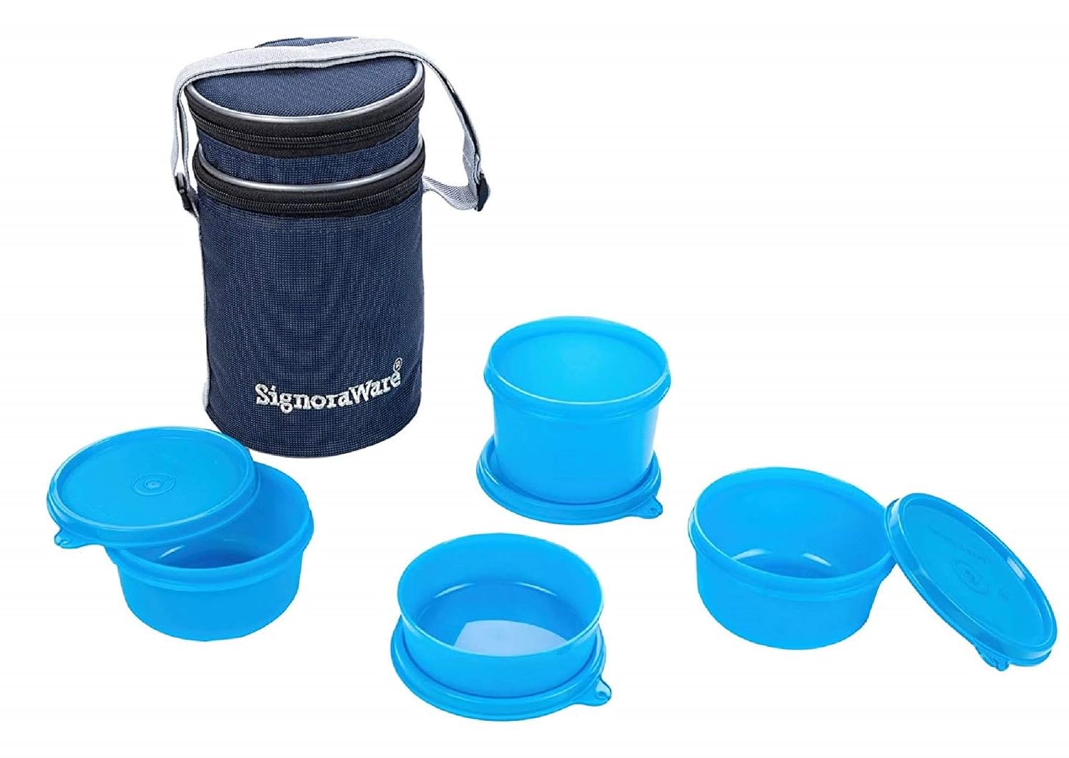 signoraware executive glass lunch box