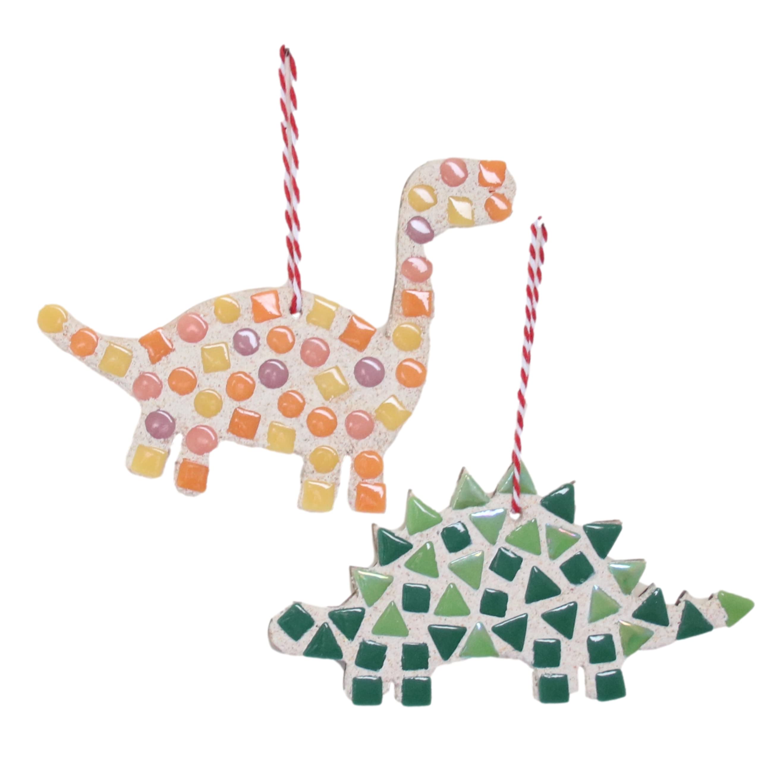 Crafty You Crafty Me - Dinosaur Decoration Mosaic Kit for Children, Fun Easy Craft Activity Gift, Made in UK.