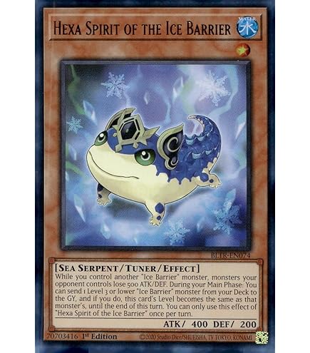 Amazon.com: Yu-Gi-Oh! - Cryomancer of The Ice Barrier (HA01-EN003) - Hidden  Arsenal - 1st Edition