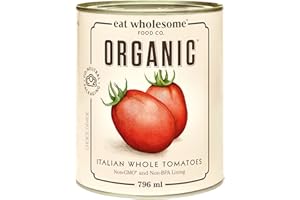 Eat Wholesome Organic Italian Whole Tomatoes 796 ml (Pack of 12)