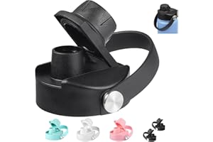 DBIW Lid for Hydro Flask 32 40 oz Wide Mouth, Replacement Lids Compatible with Hydro Flask Wide Mouth Water Bottle, Top Spout Lid with Handle, Wide Mouth Lid Chug Cap Accessories