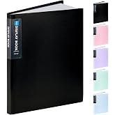 Sooez Art Portfolio 9"x12", 40 Pockets Large Display Folder with 80 Pages | Heavy Duty Presentation Book with Clear Sheet Protectors for Artwork Document Organizer Binder