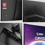 MSI G32C4X 31.5" 1500R Curved Gaming Monitor 1920x1080 250Hz 1ms VA LED HDMI DP view 4