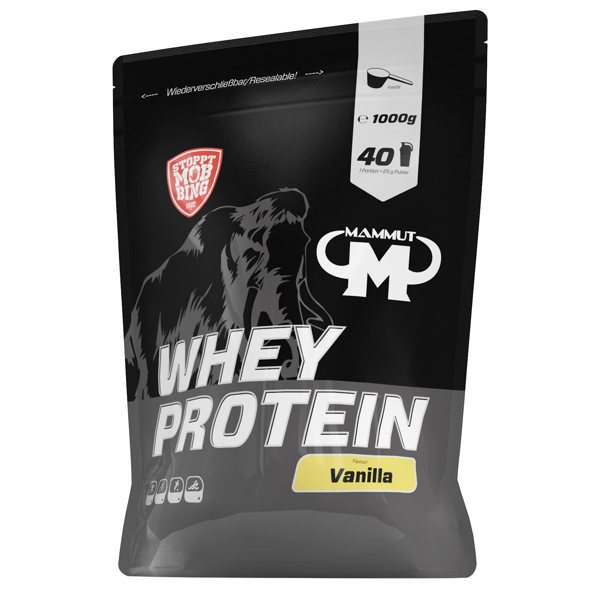 Mammut Whey Protein Vanilla, 1 kg