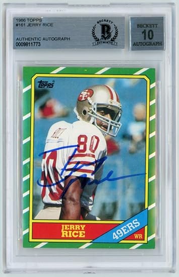Amazon.com: Jerry Rice 1986 Topps 