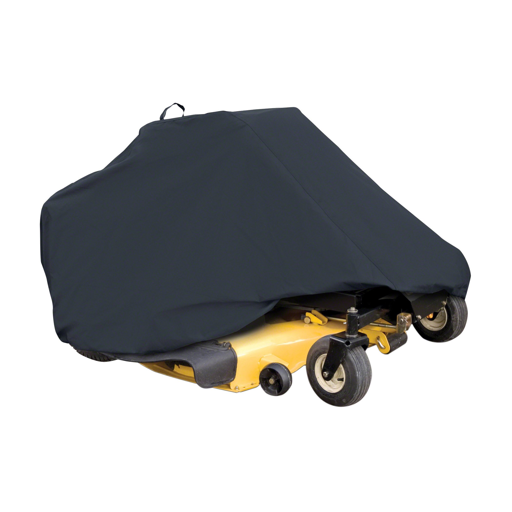 Classic Accessories 52-150-040401-00 Zero Turn Riding Mower Cover, Black, 60-Inch