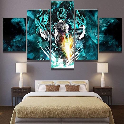 Amazon Com Natvva 5 Pieces Paintings Anime Posters Wall Art Amazon Com Natvva 5 Pieces Paintings Anime Posters Wall Art