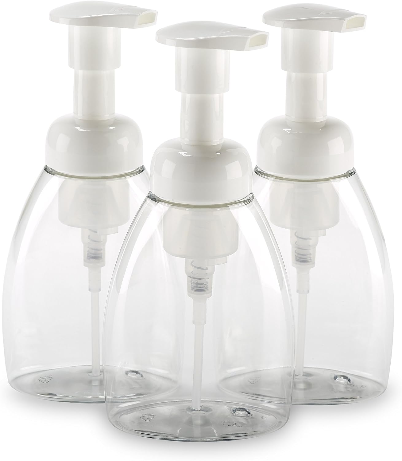 BPA Free Liquid Hand Soap Dispenser W Foaming Pump Set Of 3 Empty BPA Free Liquid Hand Soap Dispenser W Foaming Pump Set Of 3 Empty