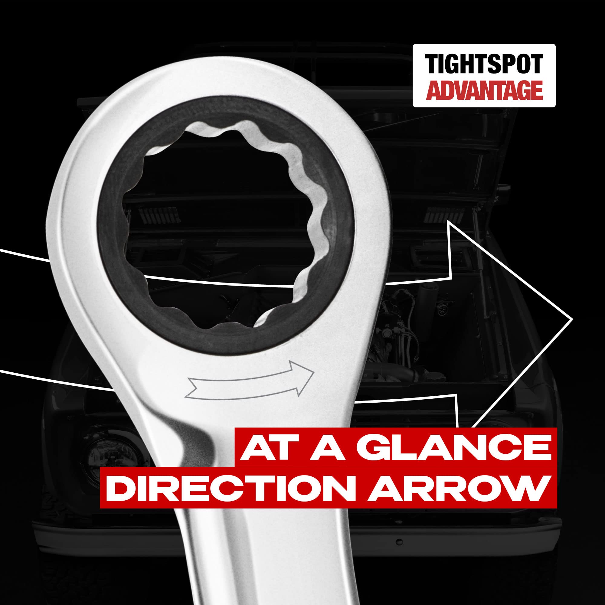 Jaeger 12 mm Ratchet Wrench with 90-Tooth