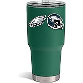 The Memory Company Officially Licensed NFL 30oz Insulated Stainless Steel Tumbler - Double Wall Vacuum Sealed Travel Mug with Built-In Bottle Opener, Leak-Proof Lid, Game Day Essential