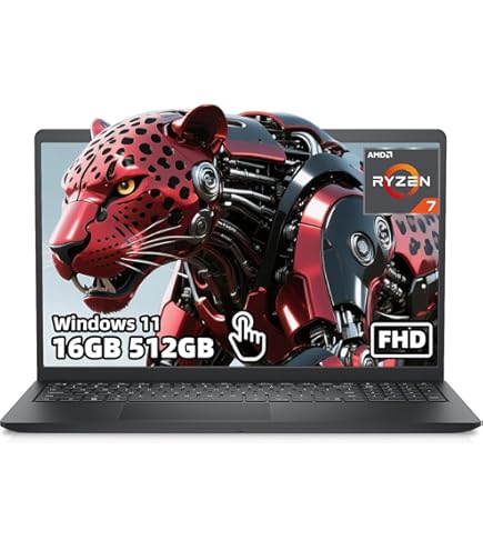 Dell Inspiron 15 Lightweight Student Laptop with AMD Ryzen 5