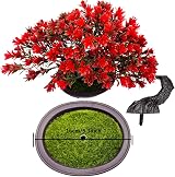 Fycooler Artificial Bonsai Tree Realistic Japanese Juniper Decorative Faux Plant view 3