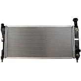 TRQ Radiator Assembly Aluminum Core Cross Flow | For 2005-2009 Buick LaCrosse V6 3.8L 2004-2008 Pontiac Grand Prix V6 3.8L