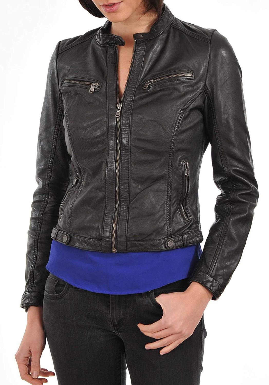 Women Leather Jacket Lambskin 