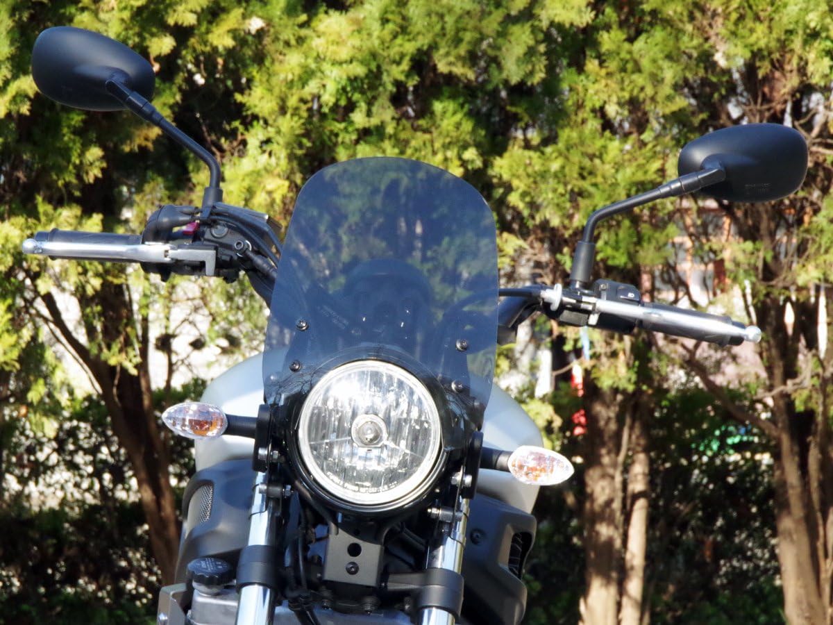 Amazon ワールドウォーク Xsr700用フォークマウントスクリーン ロング スモーク Ws 26 5ls 車 バイク 車 バイク