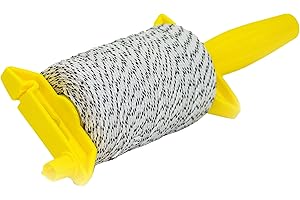 Bon 21-173 Mason's Reload Reel with 500-Feet Line, Black and White Flecked