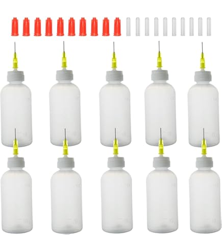 thumbnail image 2 of Ljdeals 8 Oz Plastic Squeeze Bottles, Natural Cylinder Bottles With 2 of 11