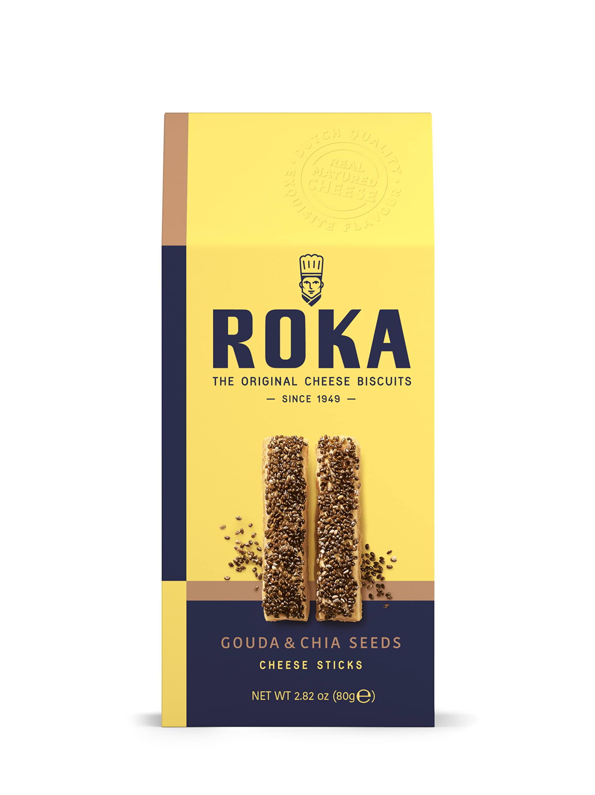 ROKA Gouda and Chia Seed Cheese Sticks, 2.82