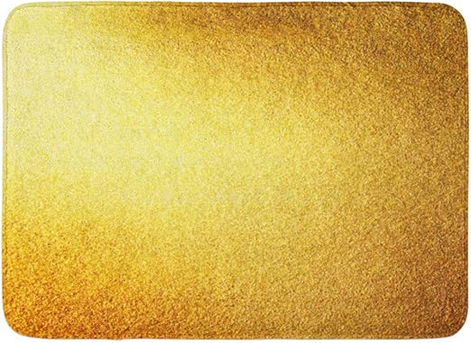 Amazon Com Emvency Bath Mat Close Gold Golden Luxury Shiny Abstract Aging Ancient Color Bathroom Decor Rug 16 X 24 Home Kitchen